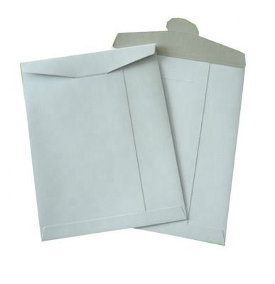 4ミリ厚のタックフラップメールは,プロの文書包装と輸送のために白色です.