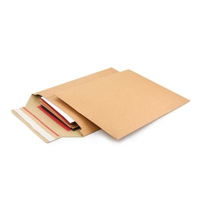採用された印刷品 ブランド付きパッケージ用のブラウンクラフトボードの硬いメール