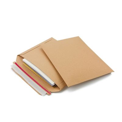 採用された印刷品 ブランド付きパッケージ用のブラウンクラフトボードの硬いメール