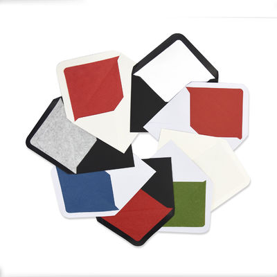 プレゼント封筒 紙のスタンプ ロゴ印刷 A4 招待状 青い真珠状紙封筒